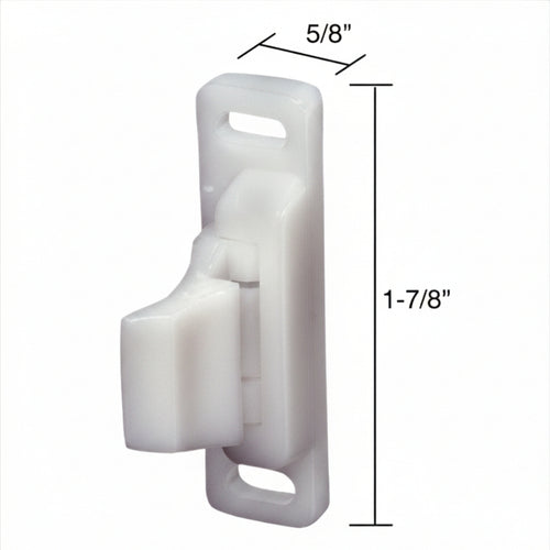 Latch - Vinyl and Aluminum Sash Hardware, Plastic - White - Latch - Vinyl and Aluminum Sash Hardware, Plastic - White