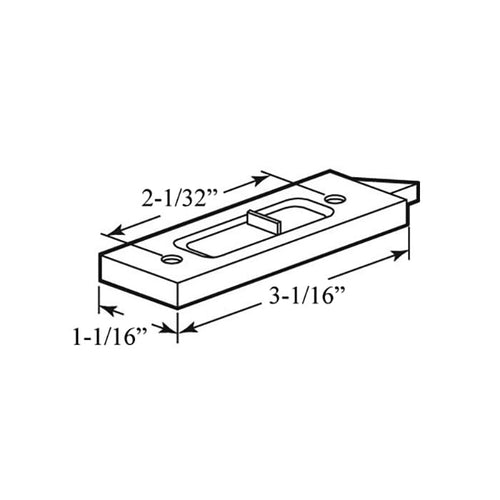 Tilt Latch - Vinyl Window Tilt Latch Hardware, Vinyl - White - Tilt Latch - Vinyl Window Tilt Latch Hardware, Vinyl - White