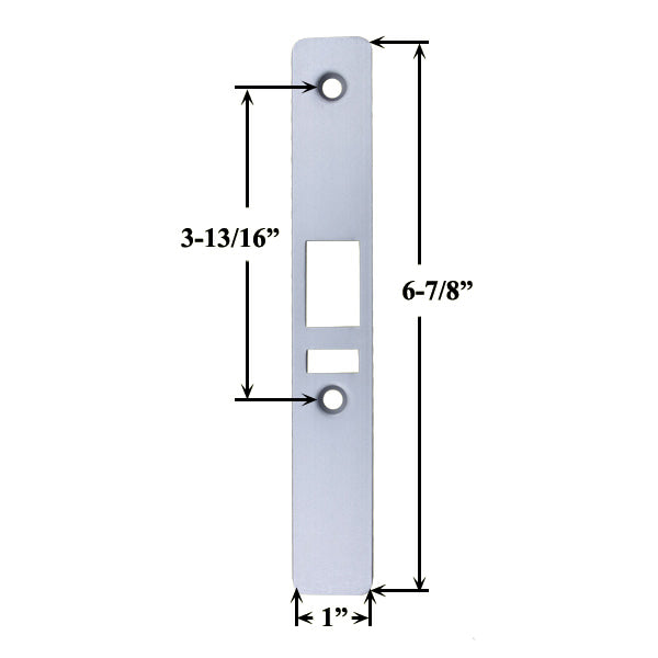 Faceplate Deadlatch Flat with Screws  - Choose Color - Faceplate Deadlatch Flat with Screws  - Choose Color