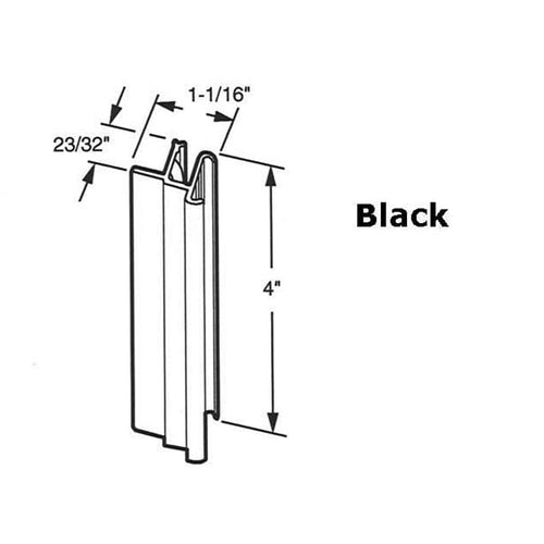 Latch and Pull - Vinyl and Aluminum Sash Hardware, Plastic - Black - Latch and Pull - Vinyl and Aluminum Sash Hardware, Plastic - Black