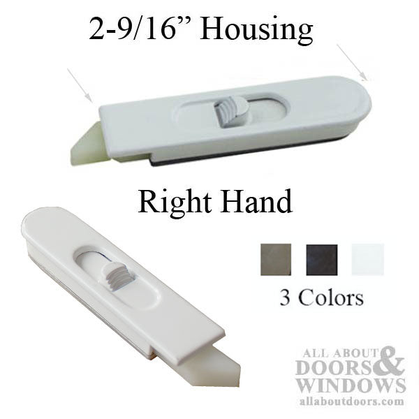 Windsor Metal & Plastic Tilt Latch, Double Hung, Right Hand- - Windsor Metal & Plastic Tilt Latch, Double Hung, Right Hand-