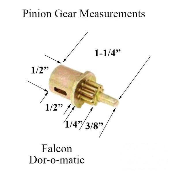 Pinion Gear for Exit Device - Pinion Gear for Exit Device