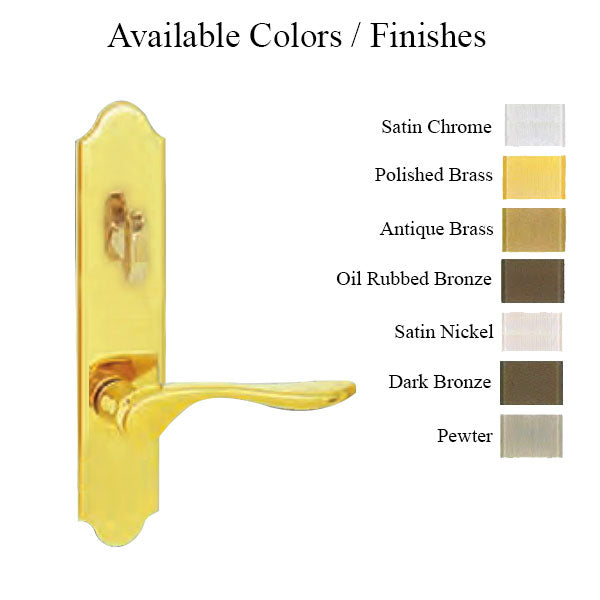 G-U Venice Handle & 45mm Plate, Inactive, Thumbturn Only (Handles DO Move) Choose Color - G-U Venice Handle & 45mm Plate, Inactive, Thumbturn Only (Handles DO Move) Choose Color