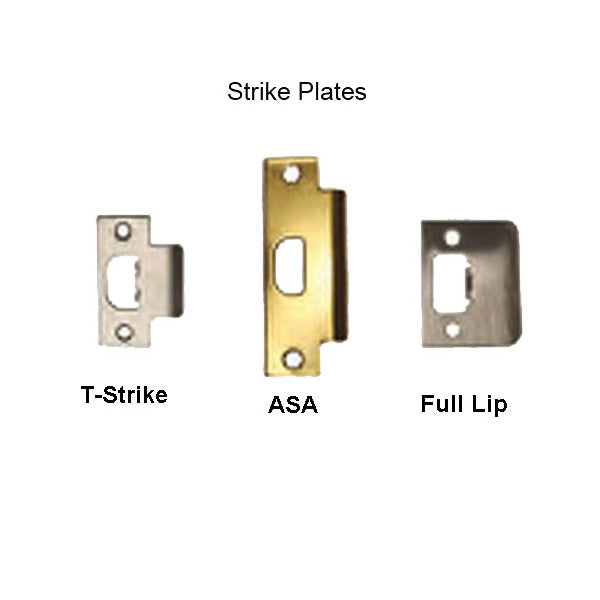 Strike Plate,  ASA  Commercial - Stainless Steel - Strike Plate,  ASA  Commercial - Stainless Steel