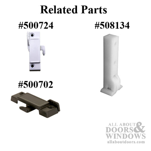 Sash/Cam Lock - Vinyl and Aluminum Sash Hardware, Diecast - Choose Color - Sash/Cam Lock - Vinyl and Aluminum Sash Hardware, Diecast - Choose Color