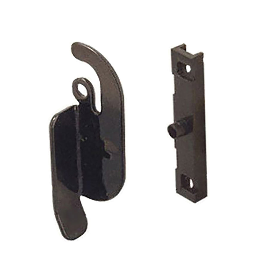 Latch - Vinyl and Aluminum Sash Hardware, Steel / Plastic - Black - Choose Handing - Latch - Vinyl and Aluminum Sash Hardware, Steel / Plastic - Black - Choose Handing