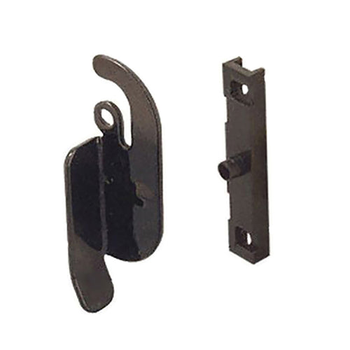 Latch - Vinyl and Aluminum Sash Hardware, Steel / Plastic - Black - Choose Handing - Latch - Vinyl and Aluminum Sash Hardware, Steel / Plastic - Black - Choose Handing
