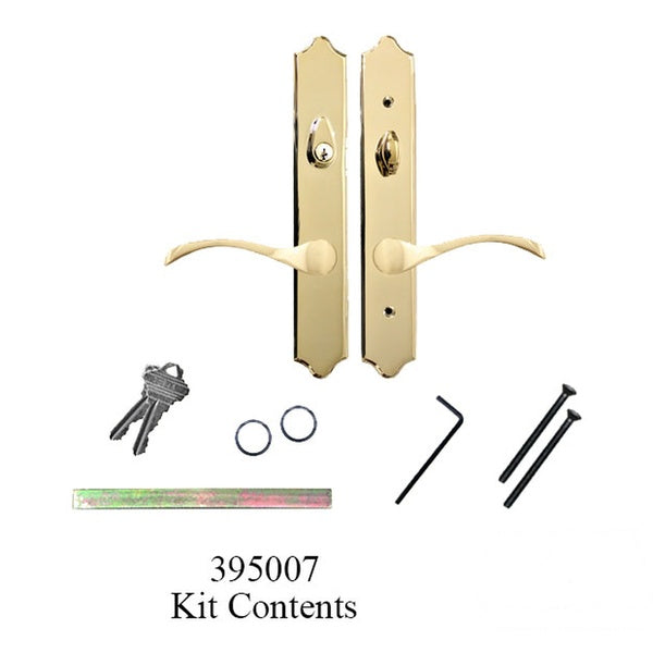 Expressions 12 Inch Arch Active Keyed Hardware - Choose Color - Expressions 12 Inch Arch Active Keyed Hardware - Choose Color