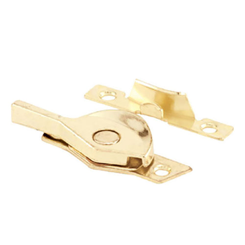 Sash / Cam Lock - Wood Sash Hardware, Diecast / Stamped Steel - Polished Brass - Sash / Cam Lock - Wood Sash Hardware, Diecast / Stamped Steel - Polished Brass