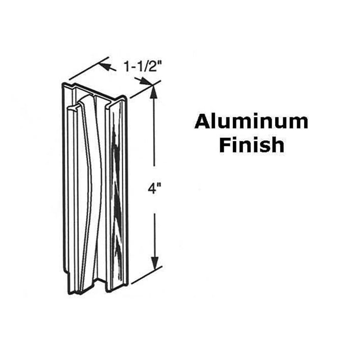Latch and Pull - Vinyl and Aluminum Sash Hardware, Extruded Aluminum - Aluminum - Latch and Pull - Vinyl and Aluminum Sash Hardware, Extruded Aluminum - Aluminum