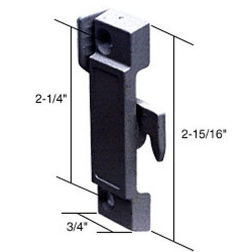 Sash/Cam Lock - Vinyl and Aluminum Sash Hardware, Diecast - Right Hand - Black - Sash/Cam Lock - Vinyl and Aluminum Sash Hardware, Diecast - Right Hand - Black