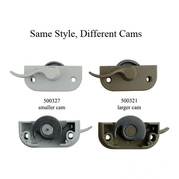 Sash Lock, 1-5/8 Screw holes, Recessed, Left Hand - White - Sash Lock, 1-5/8 Screw holes, Recessed, Left Hand - White
