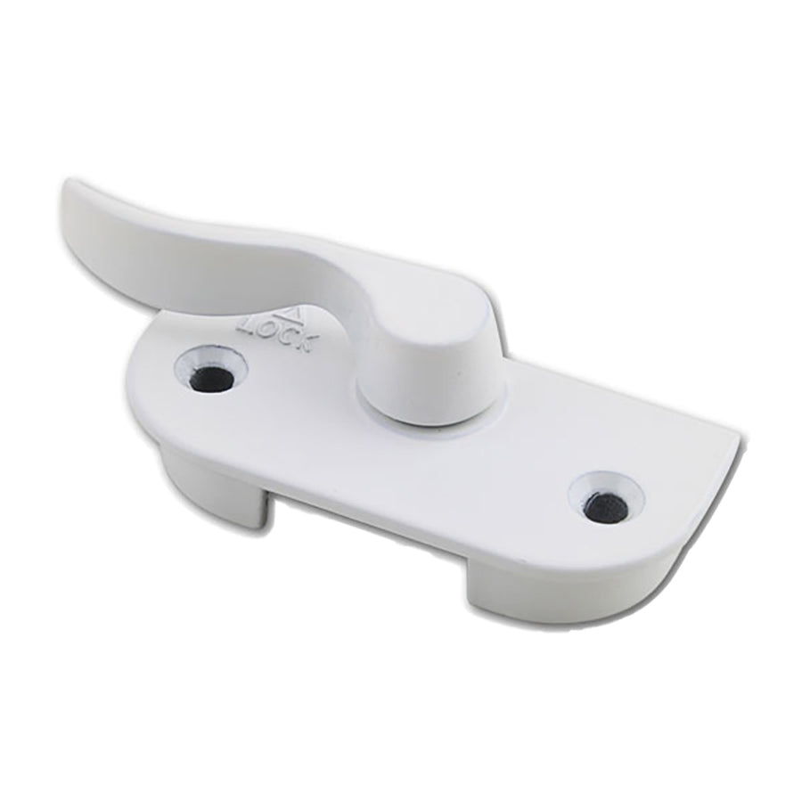 Sash Lock, 1-5/8 Screw holes, Recessed, Left Hand - White - Sash Lock, 1-5/8 Screw holes, Recessed, Left Hand - White