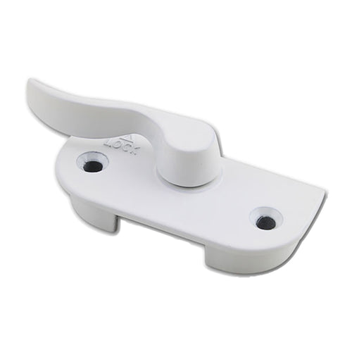 Sash Lock, 1-5/8 Screw holes, Recessed, Left Hand - White - Sash Lock, 1-5/8 Screw holes, Recessed, Left Hand - White