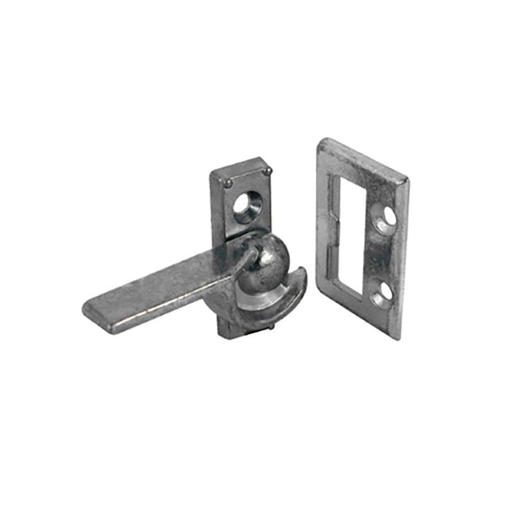 Latch - Vinyl and Aluminum Sash Hardware, Diecast (Right Hand) - Bright Zinc - Latch - Vinyl and Aluminum Sash Hardware, Diecast (Right Hand) - Bright Zinc