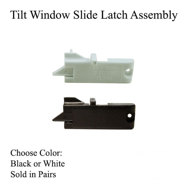 Tilt Window Slide Latch Assembly - Pair - Choose Color - Tilt Window Slide Latch Assembly - Pair - Choose Color