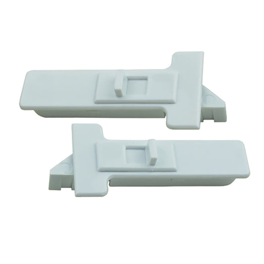 Tilt Latch, T - shape, LH/RH Pair, Large 2-13/16 - White