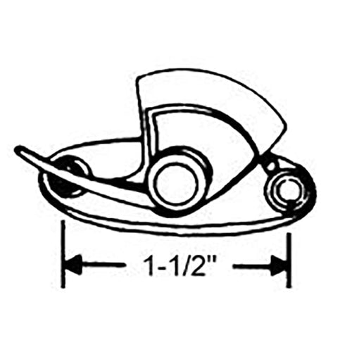 Sweep Latch,  1-1/2 inch, New Style, Keller - Sweep Latch,  1-1/2 inch, New Style, Keller