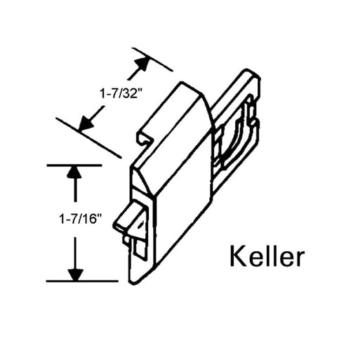 Keller tilt in window Finger latch,  Pairs - black - Keller tilt in window Finger latch,  Pairs - black