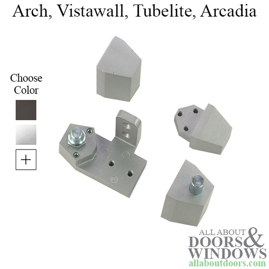 Store Front Commercial Doors Pivot Hinge Arch Vistawall  Right Hand