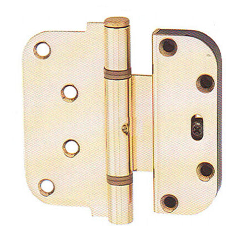 Ultimate 2D Adjustable Hinge, 3-5/8 x 4  Guide (H), NRP Outswing  doors - KTL Plated Brass