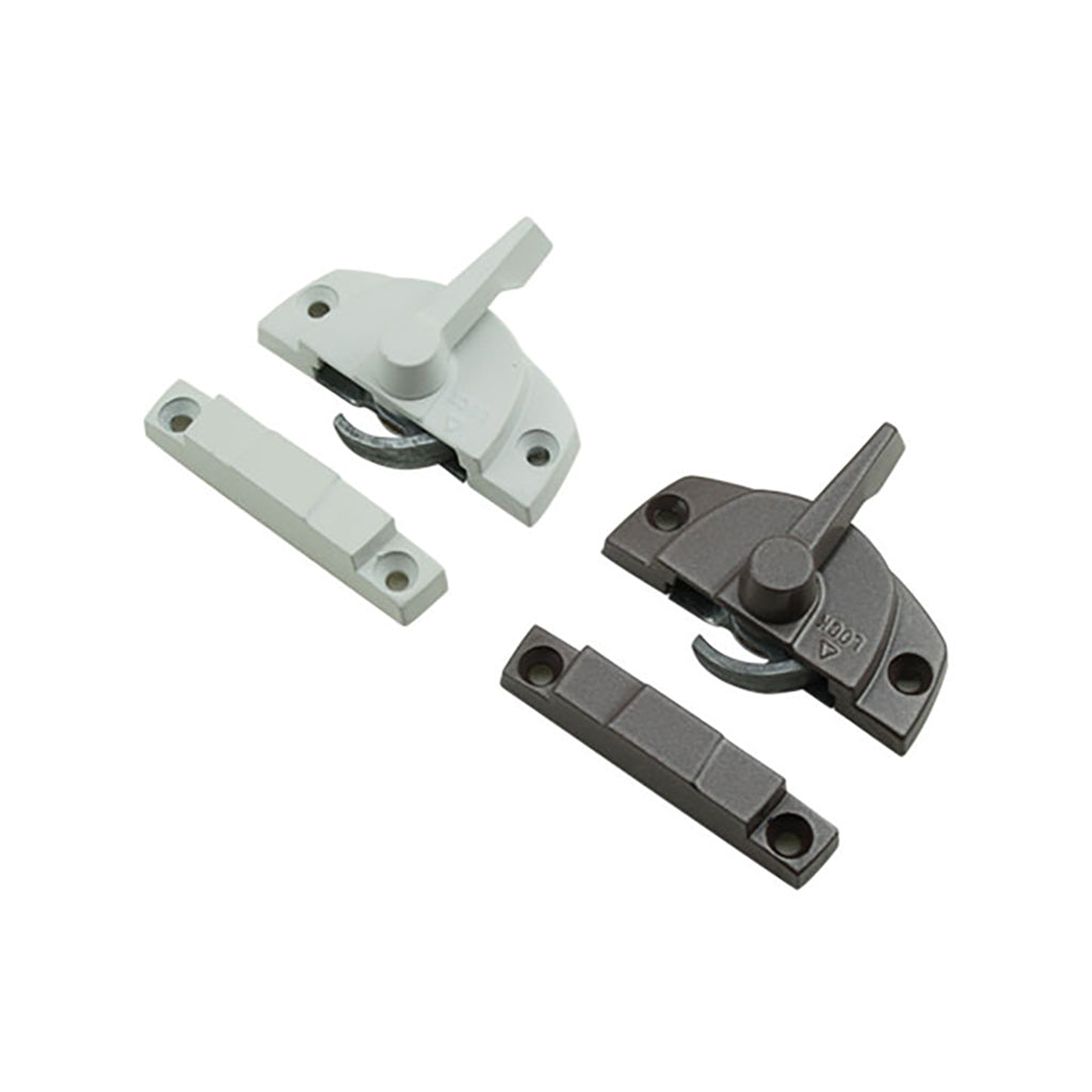 Sash / Cam Lock - Vinyl and Aluminum Sash Hardware, Die-cast - Choose Color - Sash / Cam Lock - Vinyl and Aluminum Sash Hardware, Die-cast - Choose Color