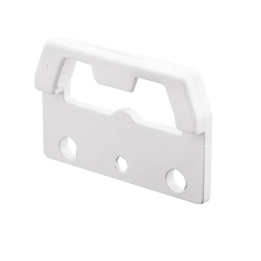Prime-Line F 2738 Face Mount Keeper Pair for Vertical Sliding Sash Locks 1 Inch Hole Spacing White - Prime-Line F 2738 Face Mount Keeper Pair for Vertical Sliding Sash Locks 1 Inch Hole Spacing White