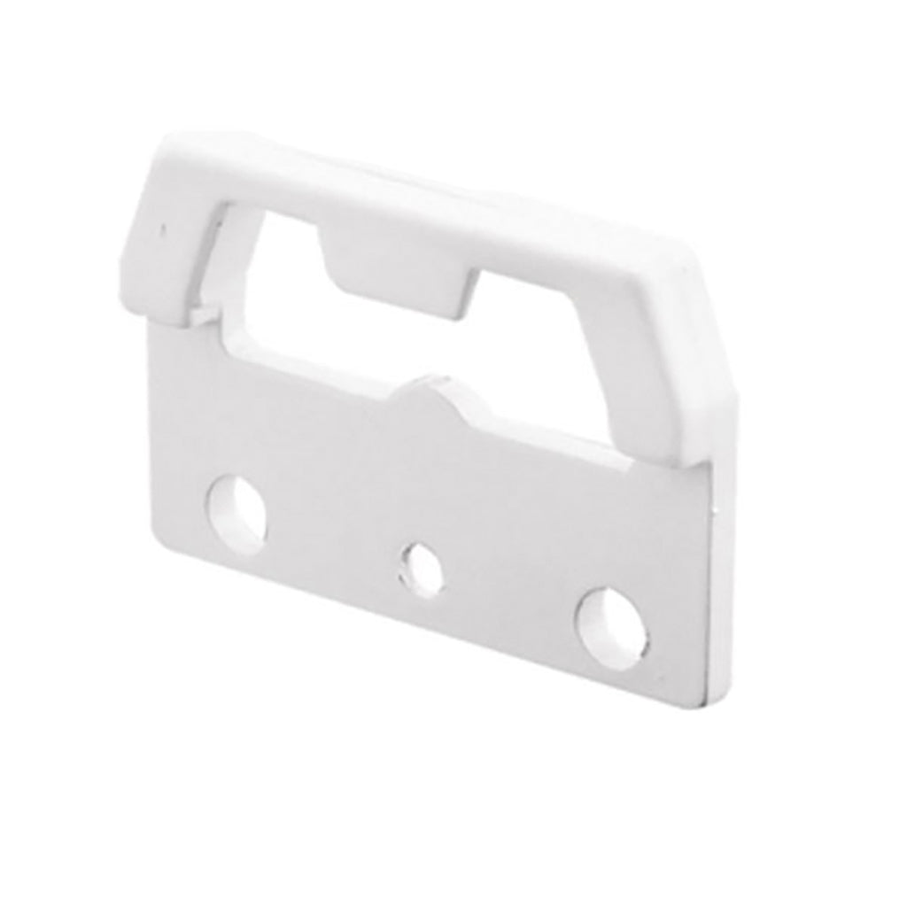 Prime-Line F 2738 Face Mount Keeper Pair for Vertical Sliding Sash Locks 1 Inch Hole Spacing White - Prime-Line F 2738 Face Mount Keeper Pair for Vertical Sliding Sash Locks 1 Inch Hole Spacing White