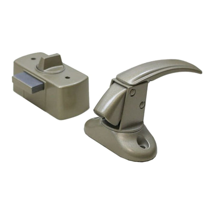 Interior Storm Door Handle and Deadbolt - Interior Storm Door Handle and Deadbolt