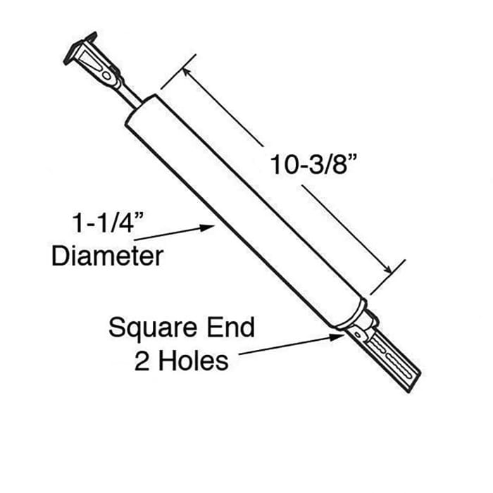 Standard Duty Storm Door Closer with Brackets - Standard Duty Storm Door Closer with Brackets