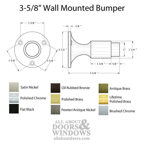 Heavy Duty Wall Mount Door Stop Bumper - Heavy Duty Wall Mount Door Stop Bumper