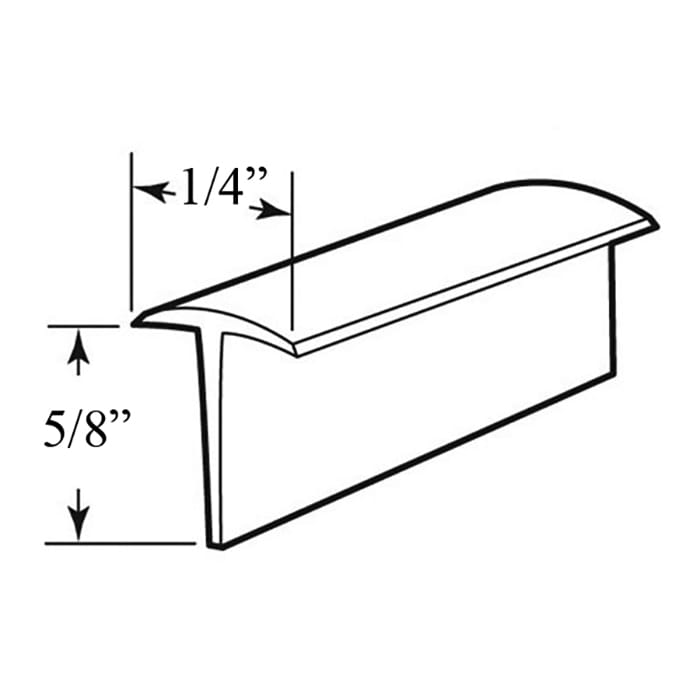 T Shape Sweeper for Storm Door Bottom Expander - T Shape Sweeper for Storm Door Bottom Expander
