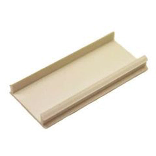 Plastic Flush Bolt cover for Aluminum T-Astragal - White - Choose Length - Plastic Flush Bolt cover for Aluminum T-Astragal - White - Choose Length
