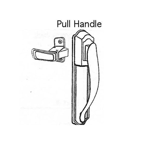 Ideal DX Deluxe Storm Door Pull Handle 1.75 Inch Hole Spacing - Ideal DX Deluxe Storm Door Pull Handle 1.75 Inch Hole Spacing