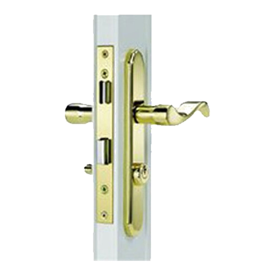 Mortise Lock Set with 0.875 Inch Backset for Storm Doors - Mortise Lock Set with 0.875 Inch Backset for Storm Doors