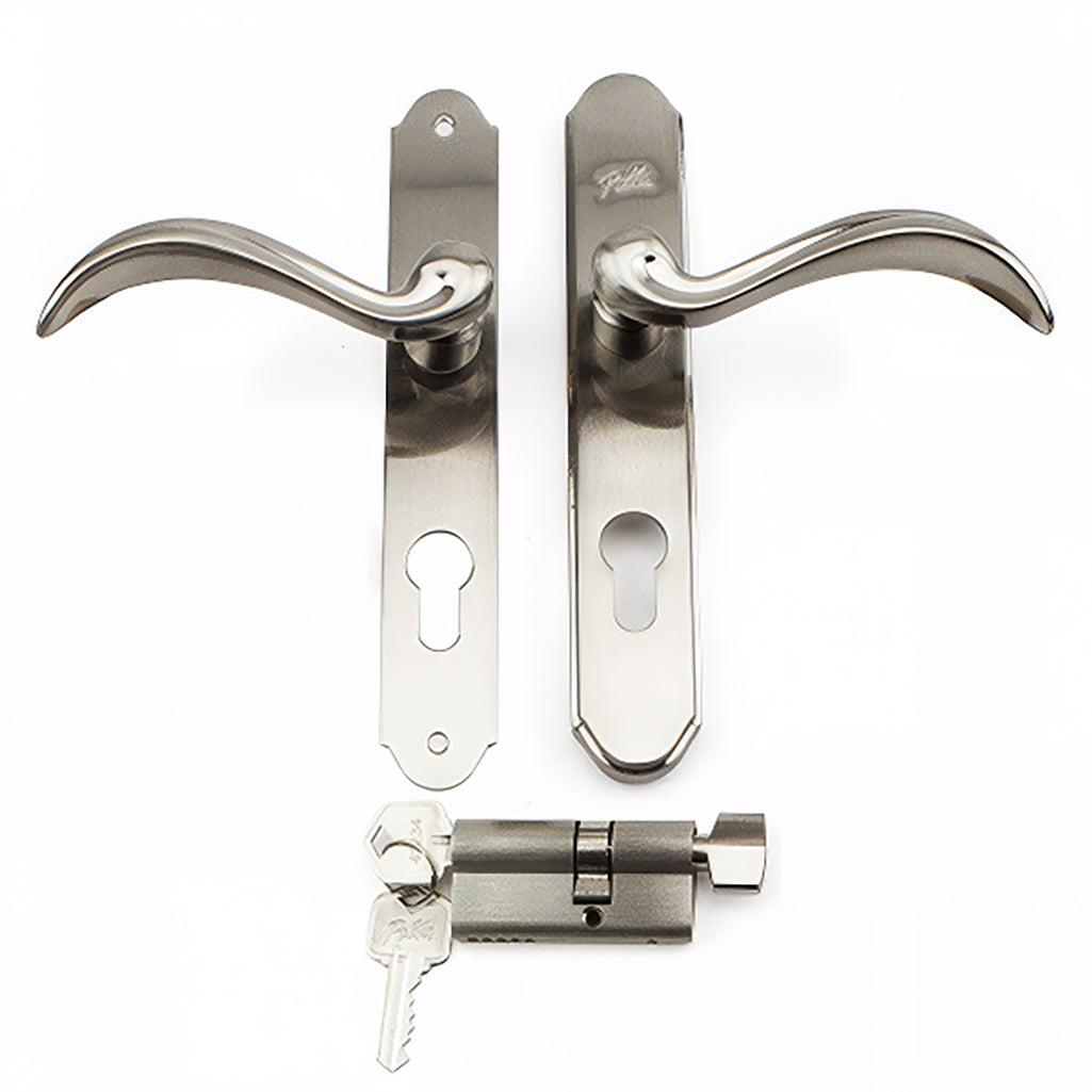 Pella Storm Door Handleset Single Key Thumbturn 305014 For Use With 2-Bolt Lock-Choose Color - Pella Storm Door Handleset Single Key Thumbturn 305014 For Use With 2-Bolt Lock-Choose Color