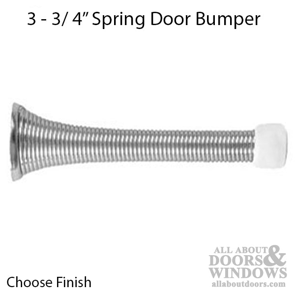 Door Stop Heavy Duty Spring Door Bumper Steel Residential Door Stop Choose Finish - Door Stop Heavy Duty Spring Door Bumper Steel Residential Door Stop Choose Finish