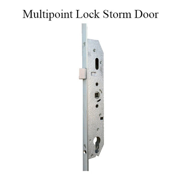 Storm Door Multipoint Lock with Top and Bottom Hooks and Spring Latch - Storm Door Multipoint Lock with Top and Bottom Hooks and Spring Latch