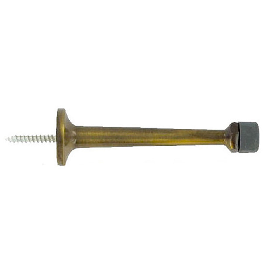 4  Baseboard Door Bumper Solid Brass - Choose Finish - 4  Baseboard Door Bumper Solid Brass - Choose Finish