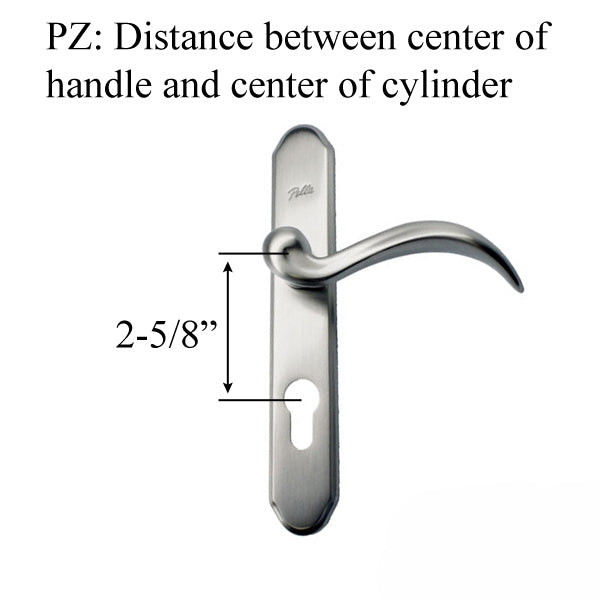 Pella Storm Door Handleset Single Key Thumbturn 305014 For Use With 2-Bolt Lock-Choose Color - Pella Storm Door Handleset Single Key Thumbturn 305014 For Use With 2-Bolt Lock-Choose Color