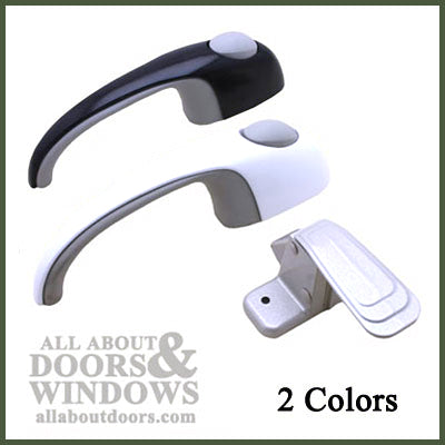 Screen Door Push Button Latch 1.75 Inch Screw Hole Spacing - Screen Door Push Button Latch 1.75 Inch Screw Hole Spacing