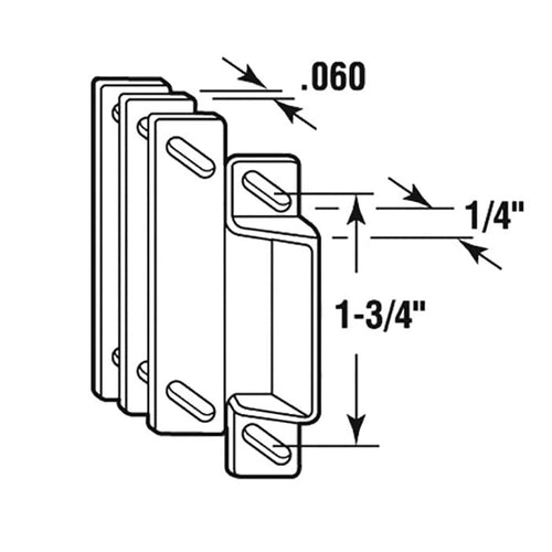 Storm Door Spring Loaded Strike Plate Keeper - Storm Door Spring Loaded Strike Plate Keeper