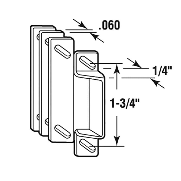 Storm Door Spring Loaded Strike Plate Keeper - Storm Door Spring Loaded Strike Plate Keeper