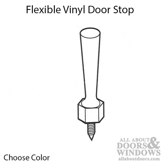Door Stop, Flexible Vinyl - Choose Color