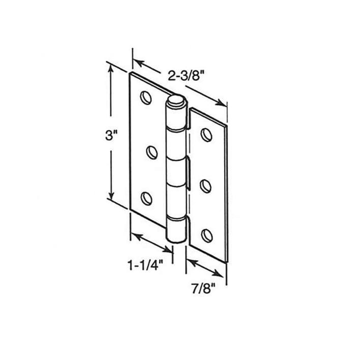 Storm Door Hinges 3 Inch 2 Pack - Storm Door Hinges 3 Inch 2 Pack