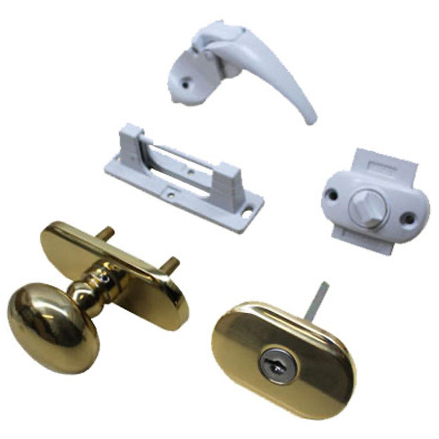 Andersen Storm Door Handle Set Knob and Latch For Andersen Forever Storm Door  1-1/2 Inch Door - Andersen Storm Door Handle Set Knob and Latch For Andersen Forever Storm Door  1-1/2 Inch Door