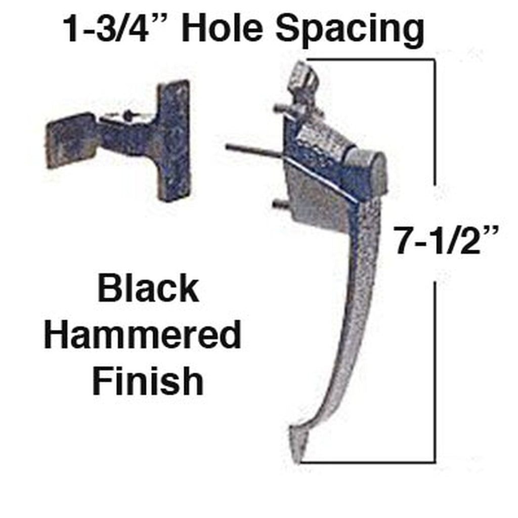 Storm Door Colonial Push Button Handle 1.75 Inch Screw Hole Spacing - Storm Door Colonial Push Button Handle 1.75 Inch Screw Hole Spacing