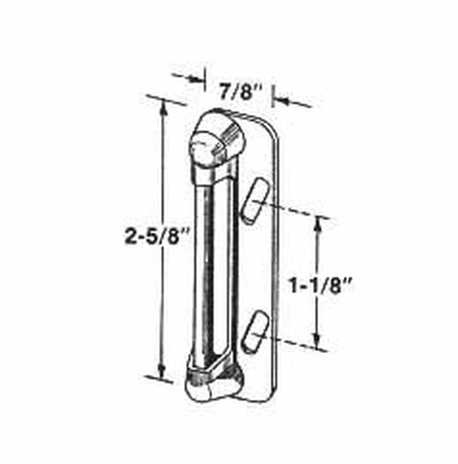 Spring Loaded Strike Plate Keeper for Storm Doors - Spring Loaded Strike Plate Keeper for Storm Doors