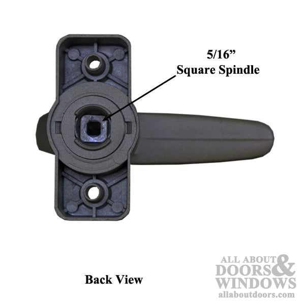 Storm Door Interior Duo Latch Handle for 0.313 Inch Spindle - Storm Door Interior Duo Latch Handle for 0.313 Inch Spindle