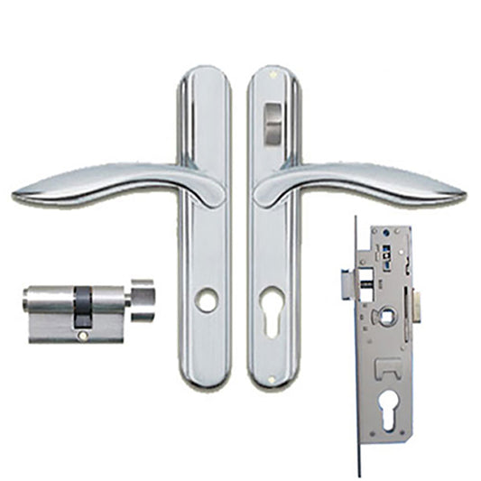 Andersen Storm Door Hardware w/ Lock Bar, Choose Finish
